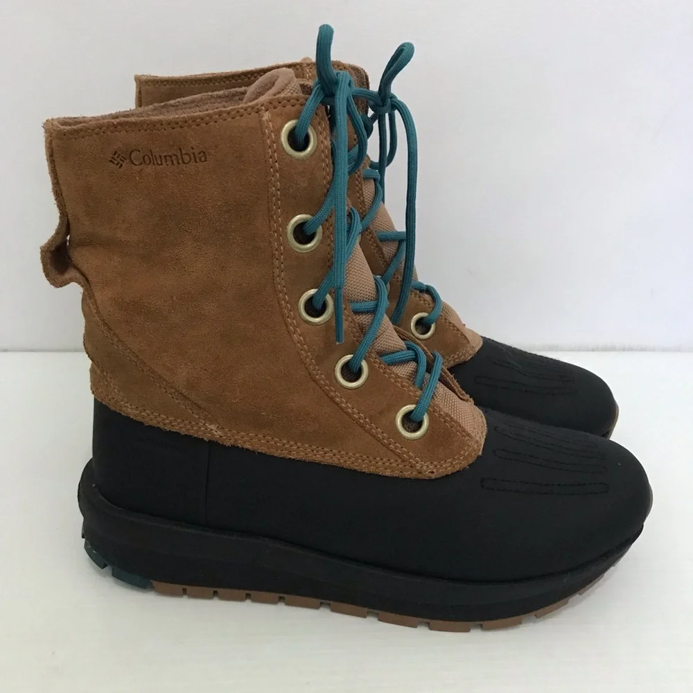 Columbia Moritza Shield Insulated Waterproof Duck Boots for Ladies Size 7
